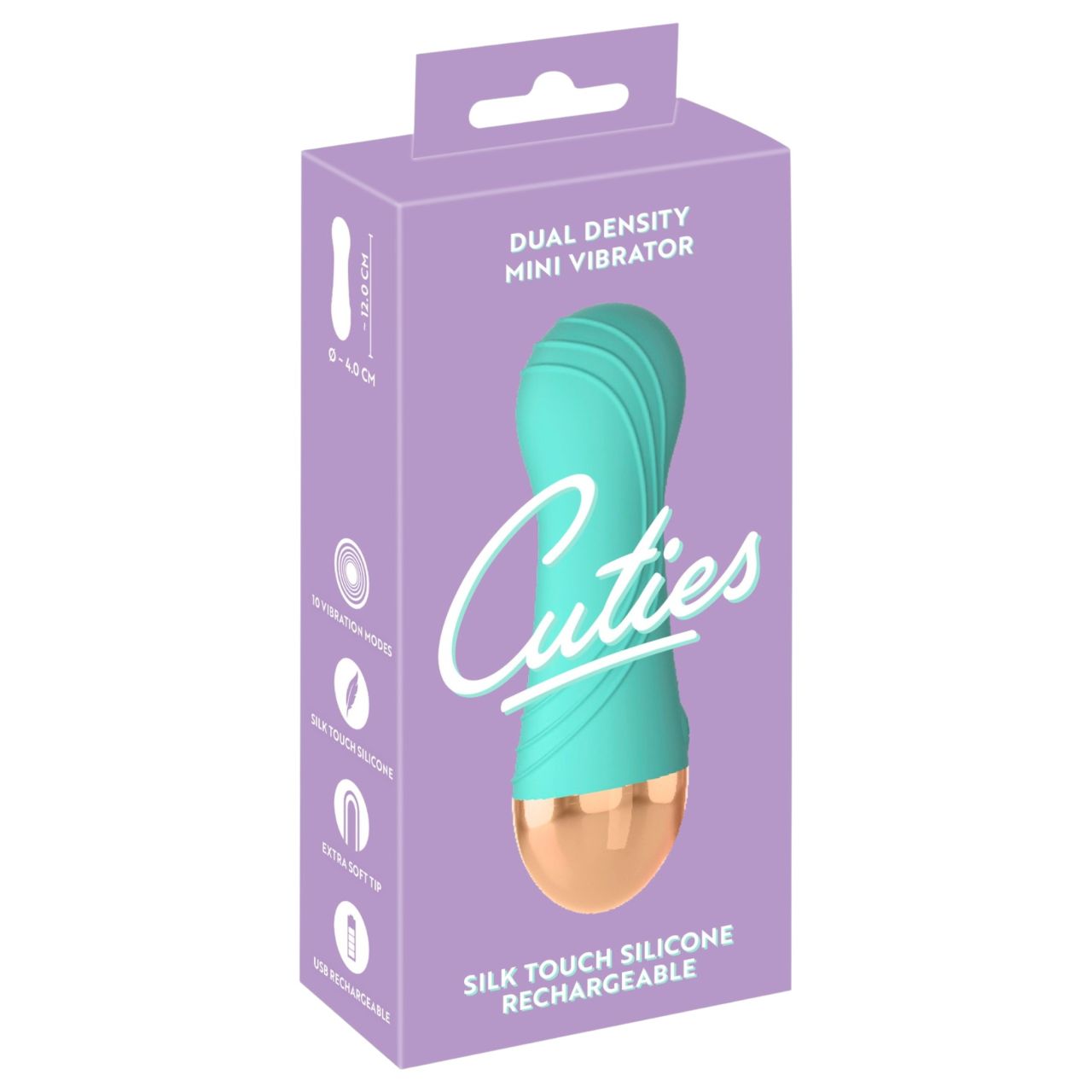 Cuties - akkus, vízálló mini vibrátor (zöld) Cuties - akkus, vízálló mini vibrátor (zöld)