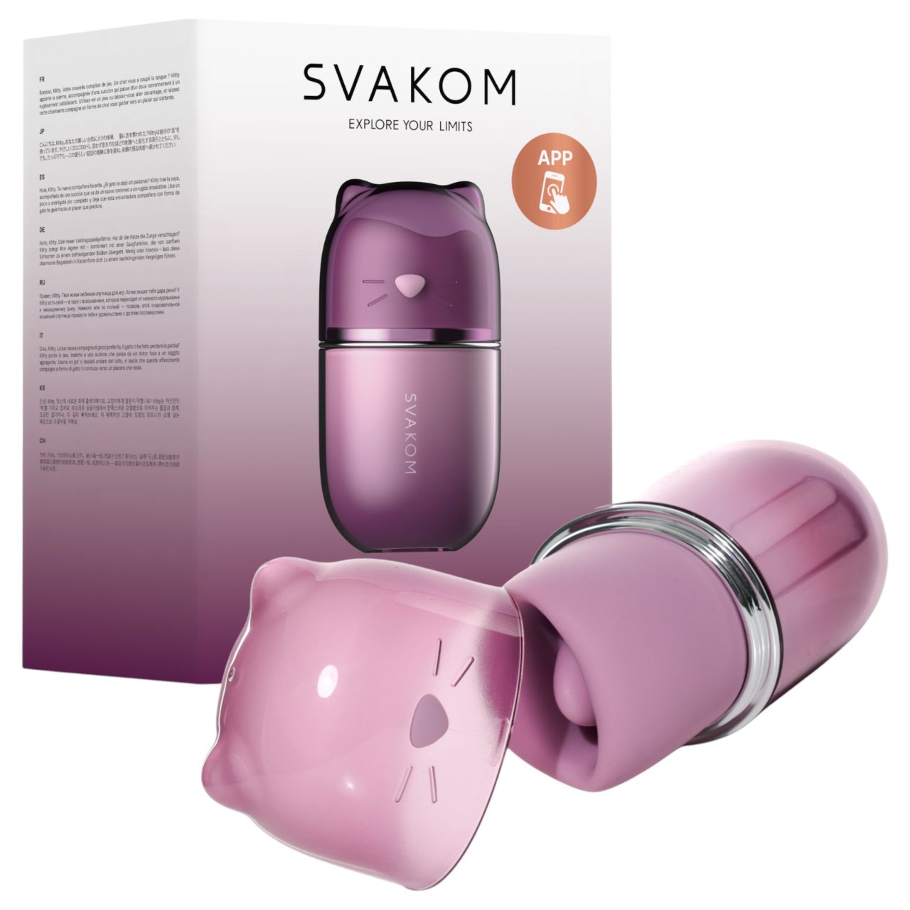 Svakom Klitty – App-vezérelt szívó- és nyaló klitorisz kényeztető Svakom Klitty – App-vezérelt szívó- és nyaló klitorisz kényeztető