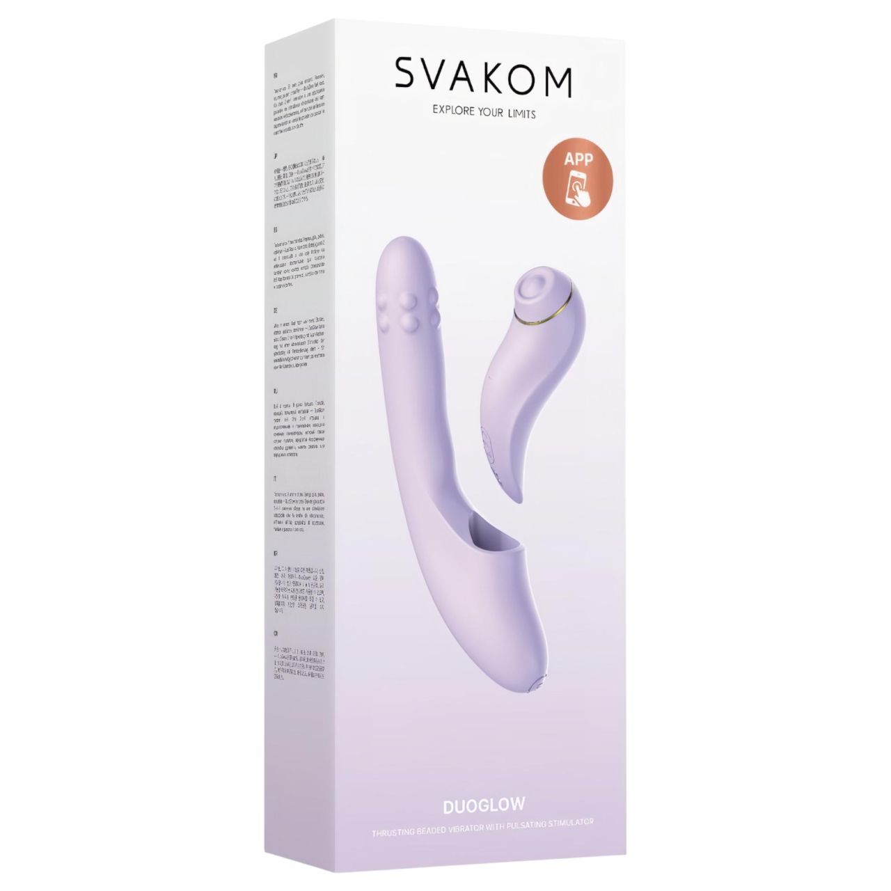 Svakom DuoGlow - App-vezérelt G-pont és csiklóizgató vibrátor (lila) Svakom DuoGlow - App-vezérelt G-pont és csiklóizgató vibrátor (lila)