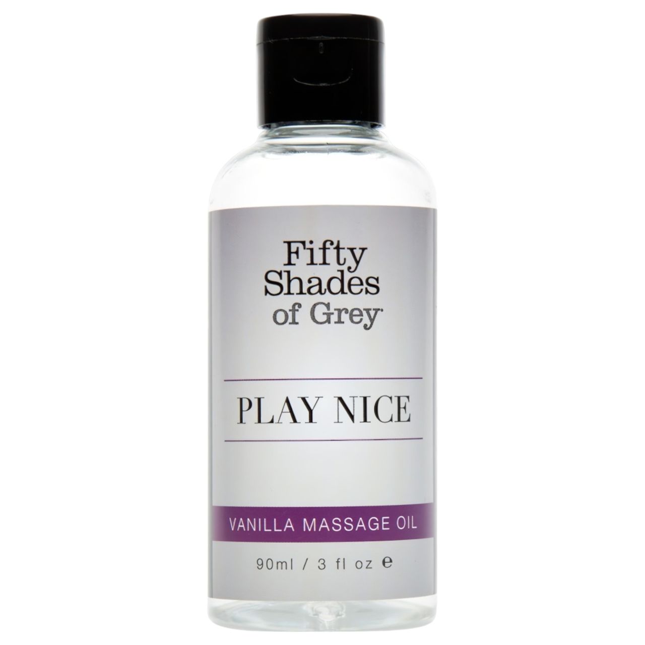A szürke ötven árnyalata Play Nice - vanília illatú érzéki masszázsolaj (90 ml) A szürke ötven árnyalata Play Nice - vanília illatú érzéki masszázsolaj (90 ml)