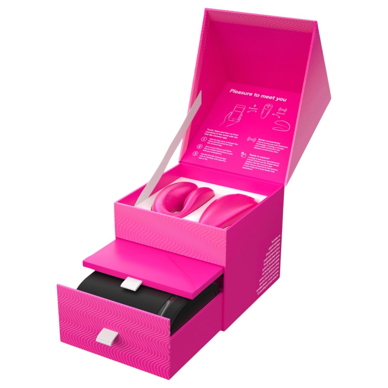 / We-Vibe Chorus hands-free pár-vibrátor Squeeze Remote-tal (Pink)