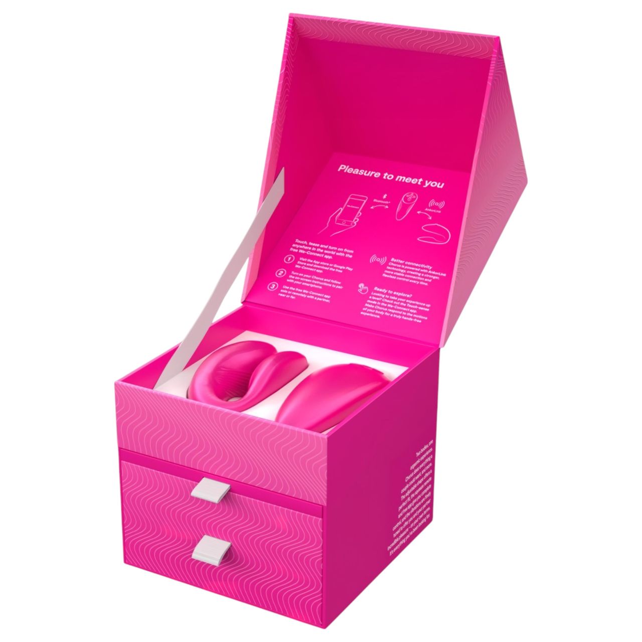 / We-Vibe Chorus hands-free pár-vibrátor Squeeze Remote-tal (Pink)