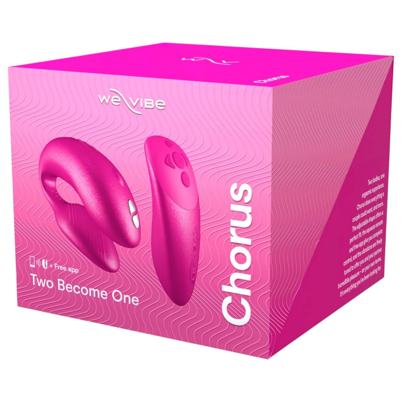 / We-Vibe Chorus hands-free pár-vibrátor Squeeze Remote-tal (Pink)