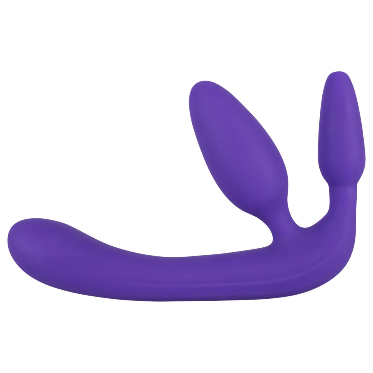 You2Toys - Tripla, felcsatolható dildó tartópánt nélkül (lila)