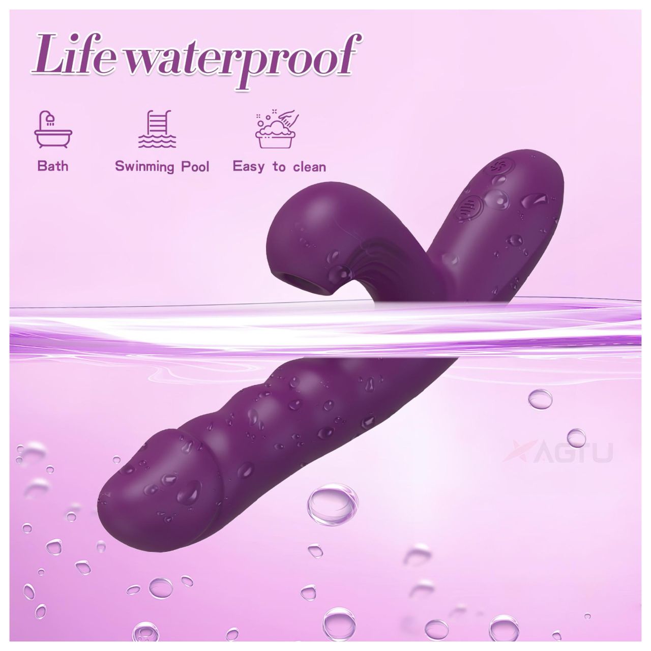 AlvUp - lökő G-pont vibrátor (lila)
