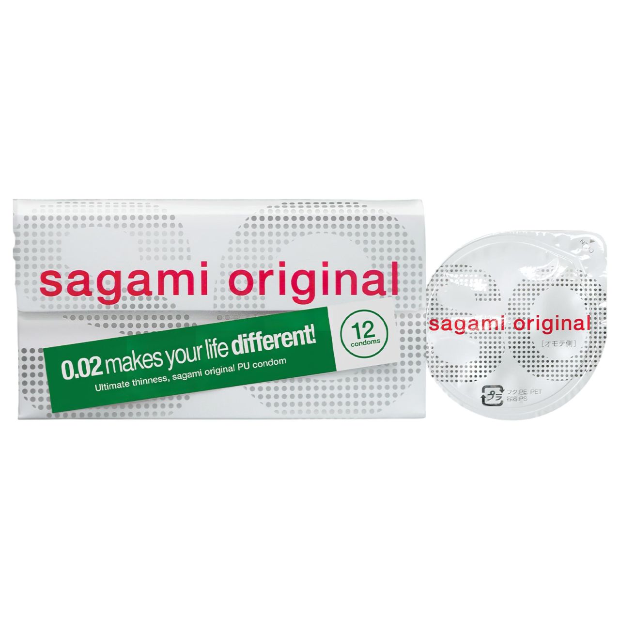 Sagami Original 0,02 - óvszer - 55 mm (12 db) Sagami Original 0,02 - óvszer - 55 mm (12 db)