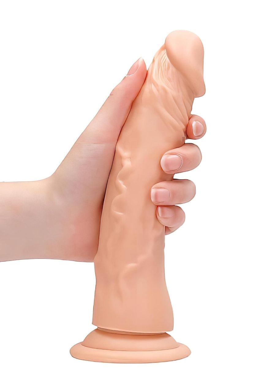RealRock Dong 8 - élethű dildó (20 cm, testszínű)