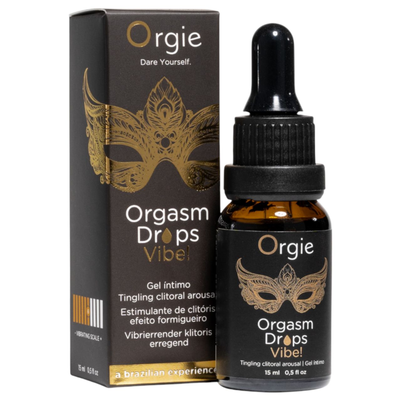 Orgie Orgasm Drops Vibe - bizsergető intim gél nőknek (15 ml) Orgie Orgasm Drops Vibe - bizsergető intim gél nőknek (15 ml)