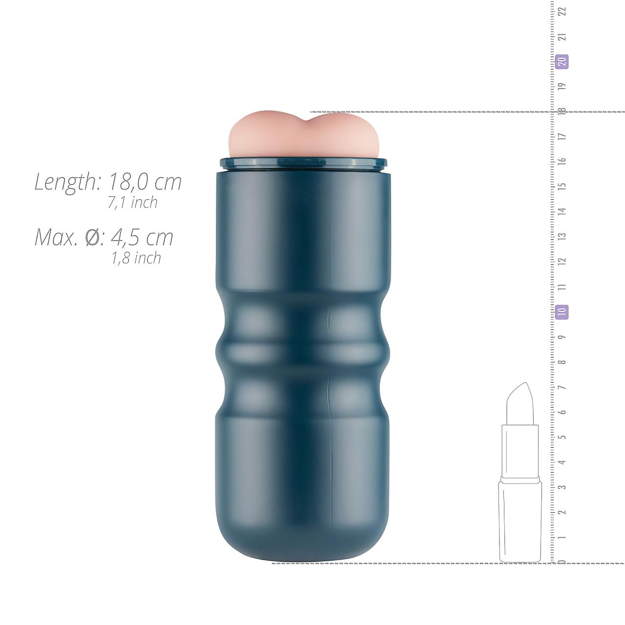 FPPR. - élethű műpopsi maszturbátor (testszínű)