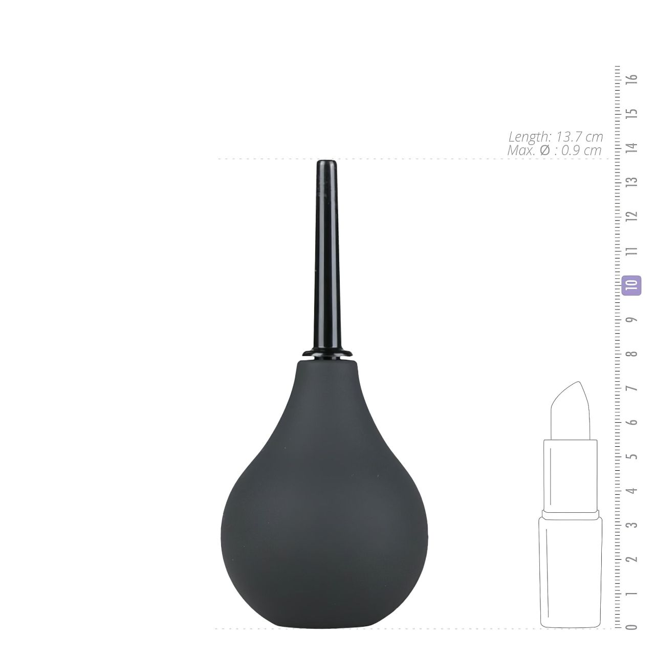EasyToys - anál zuhany - kicsi (fekete) EasyToys - anál zuhany - kicsi (fekete)