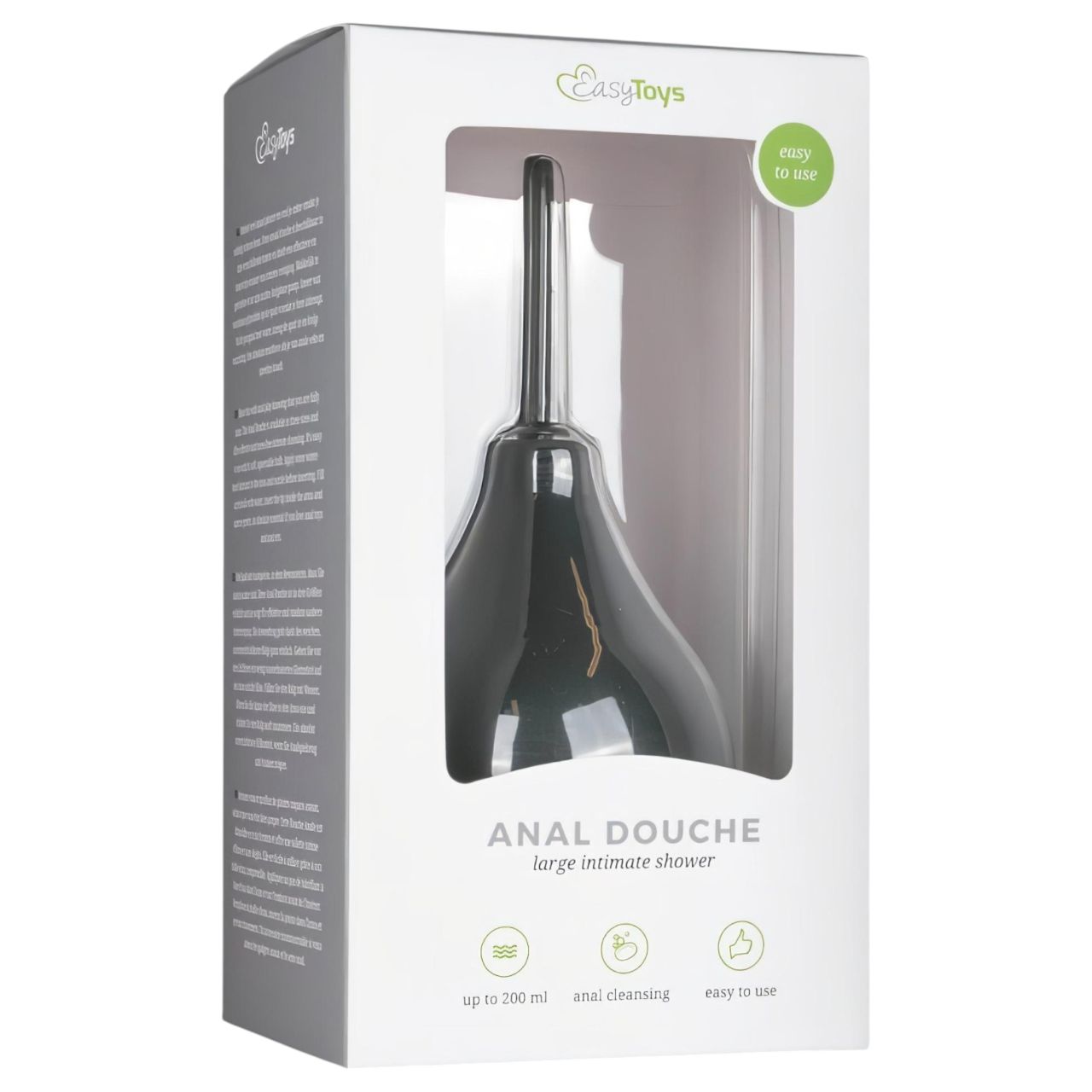 EasyToys - anál zuhany - nagy (fekete) EasyToys - anál zuhany - nagy (fekete)