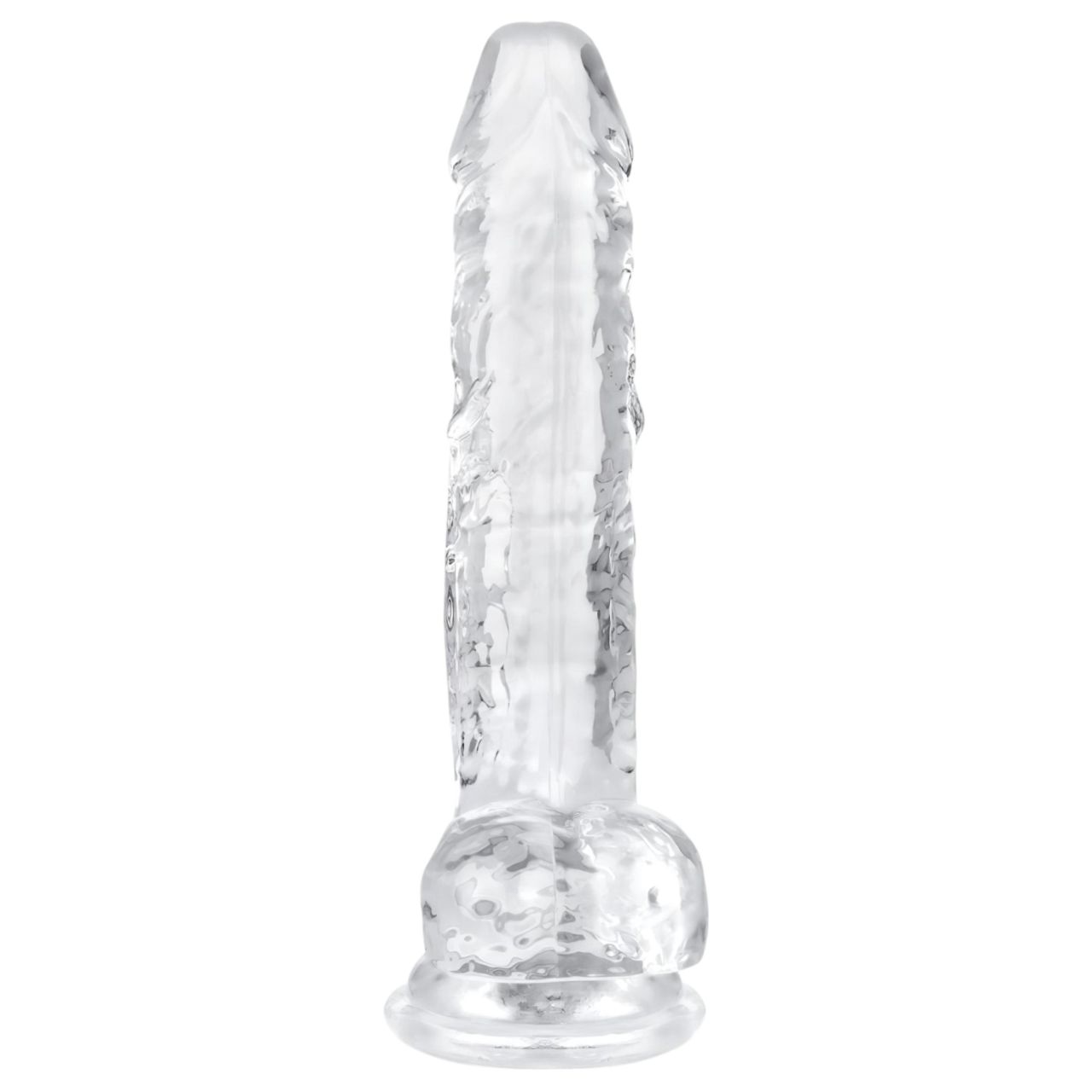 EasyToys - herés dildó - 17 cm (átlátszó)