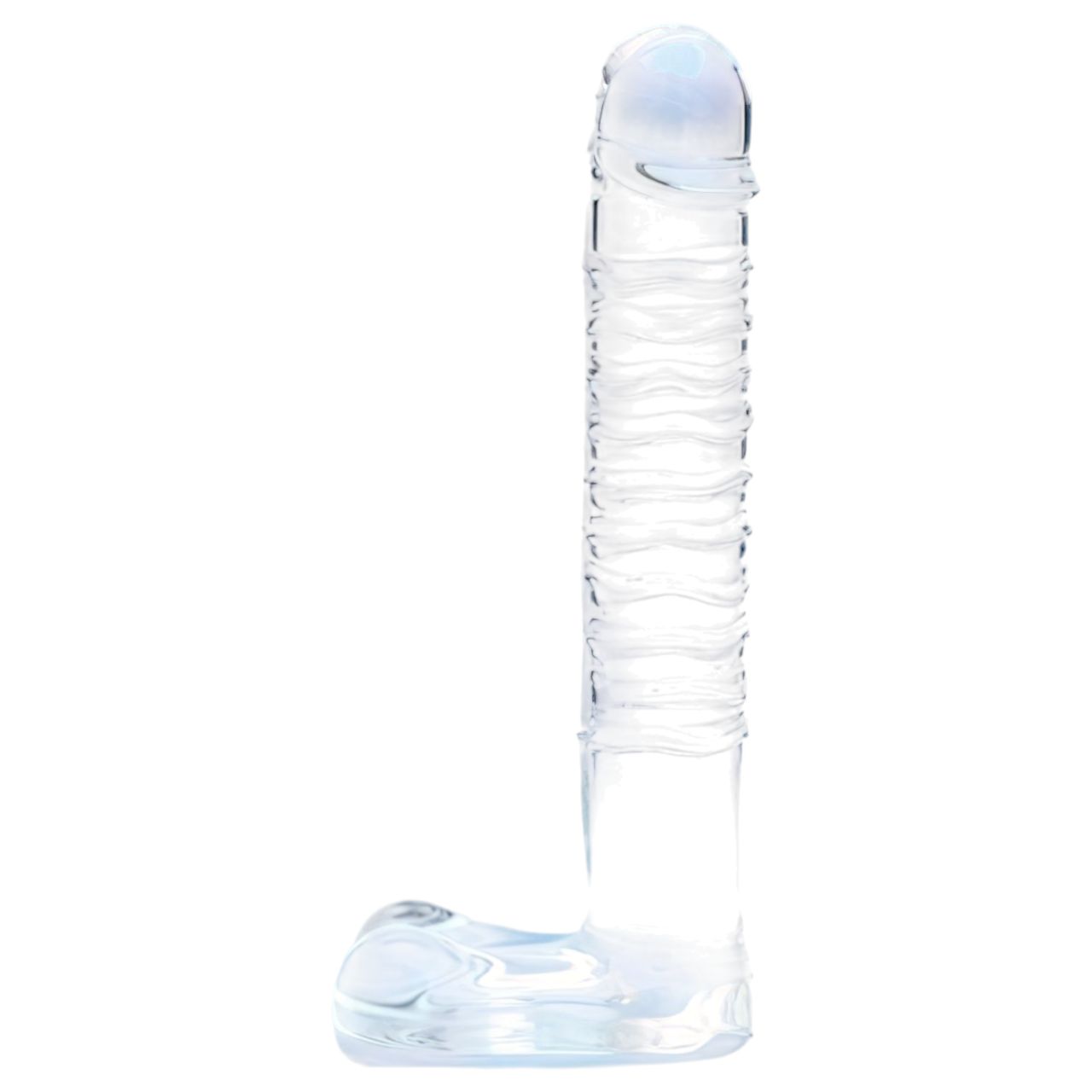 Clarity - herés üveg dildó (átlátszó) Clarity - herés üveg dildó (átlátszó)