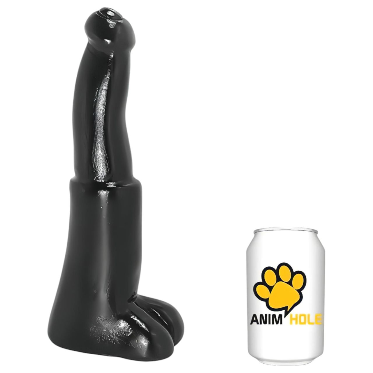 AnimHole Bull - bika pénisz dildó - 25 cm (fekete) AnimHole Bull - bika pénisz dildó - 25 cm (fekete)