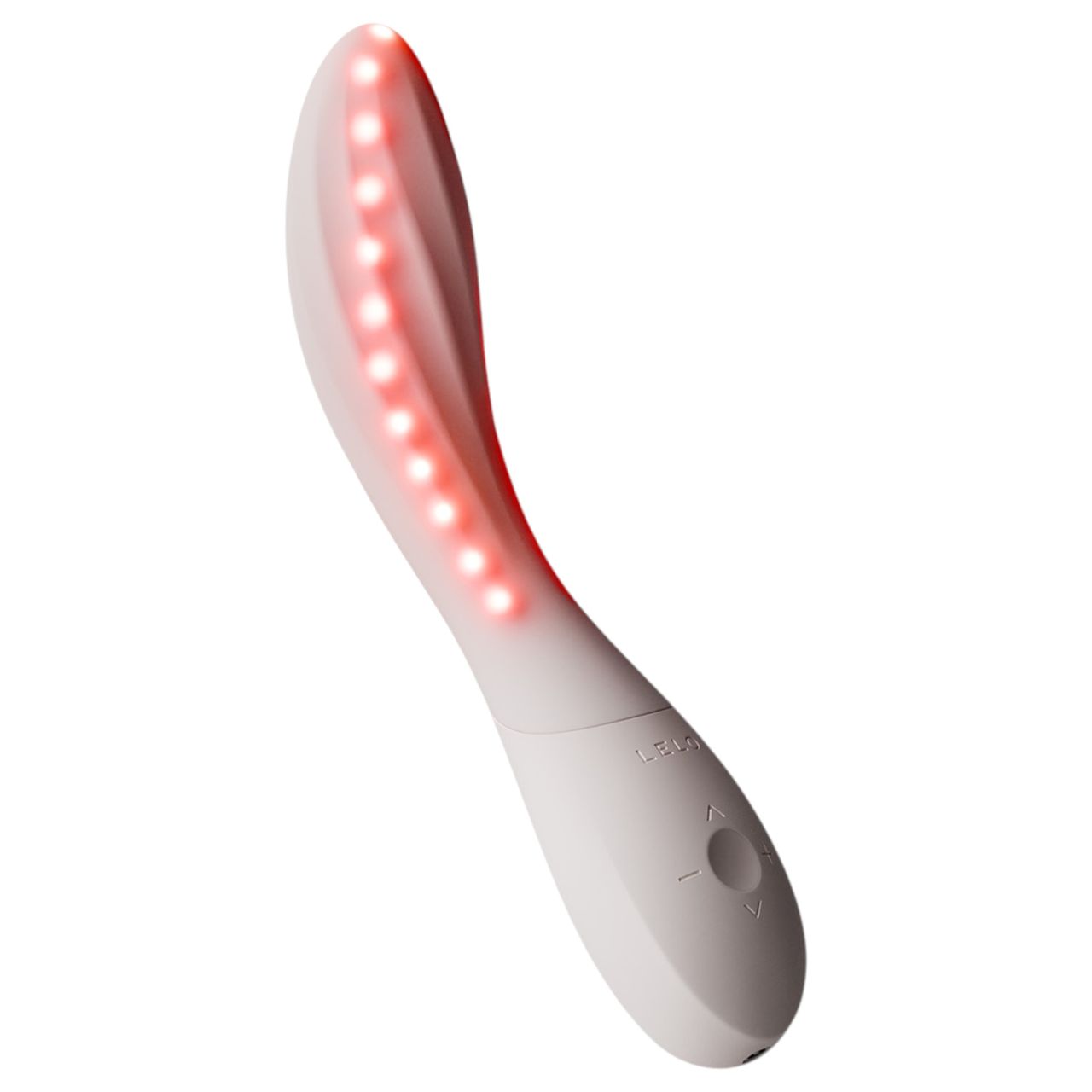 LELO Mona Spectra - okos G-pont vibrátor LED-fénnyel (fehér) LELO Mona Spectra - okos G-pont vibrátor LED-fénnyel (fehér)