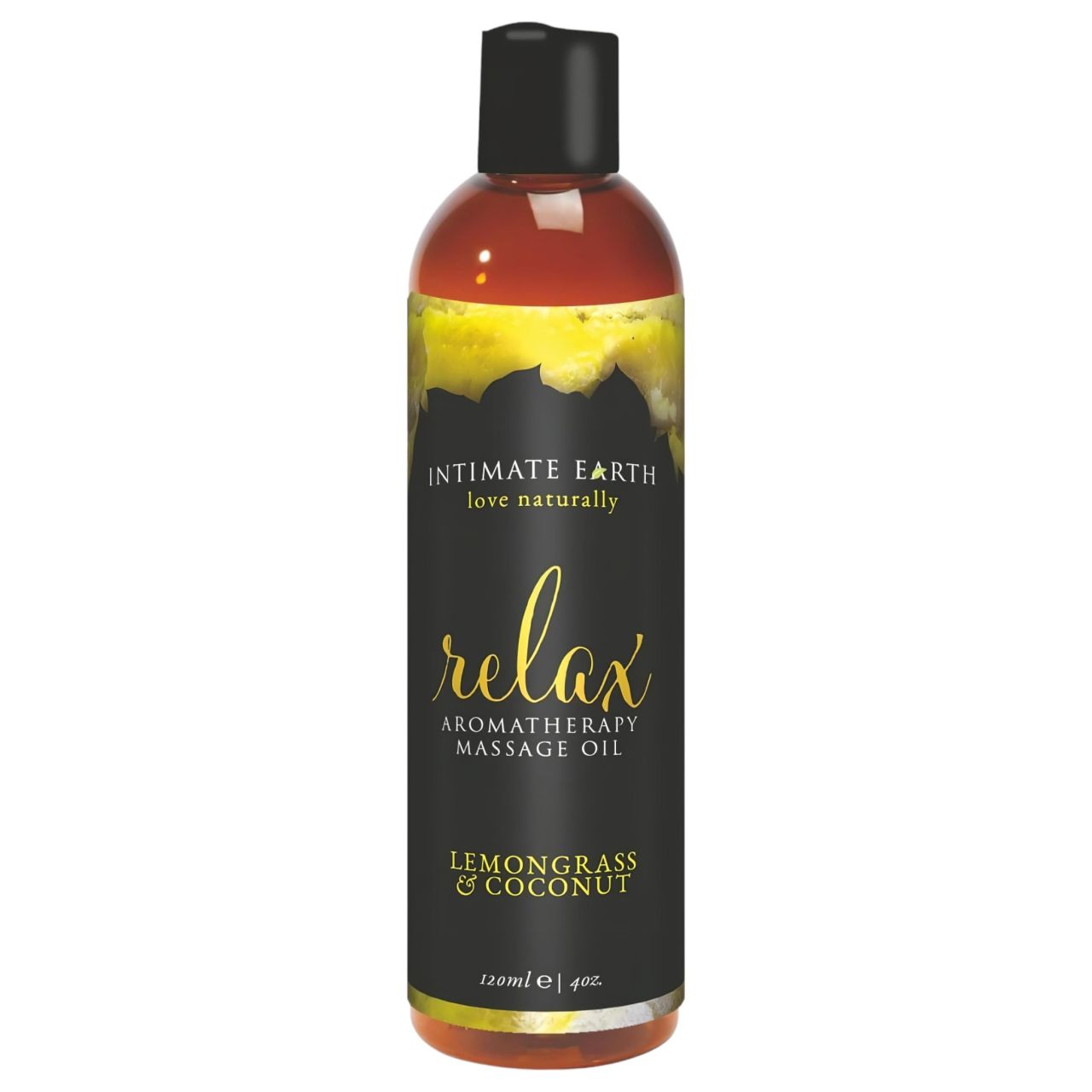Intimate Earth Relax - masszázsolaj - citromfű-kókusz (120 ml) Intimate Earth Relax - masszázsolaj - citromfű-kókusz (120 ml)