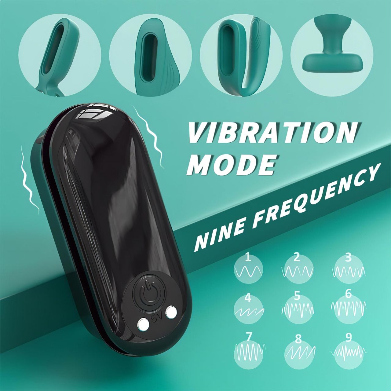 Sex HD - akkus, távirányítós, 4 részes vibrátor szett (zöld) Sex HD - akkus, távirányítós, 4 részes vibrátor szett (zöld)