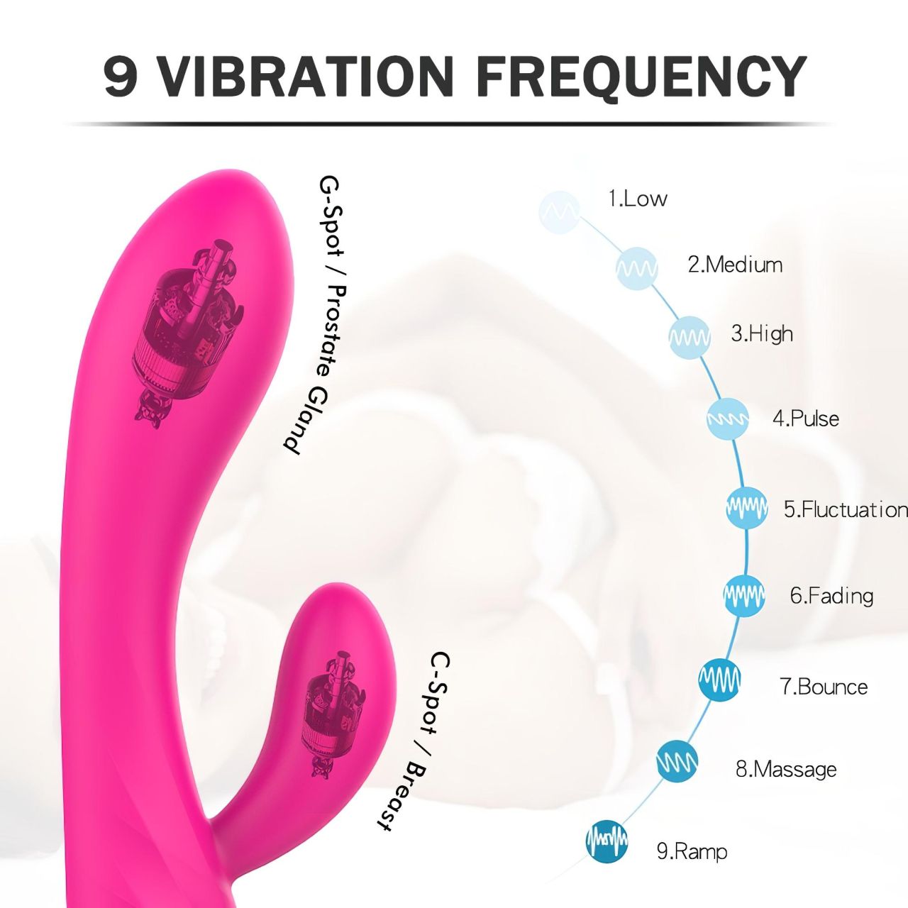 Sex HD Muses - akkus, vízálló melegítő vibrátor (pink) Sex HD Muses - akkus, vízálló melegítő vibrátor (pink)