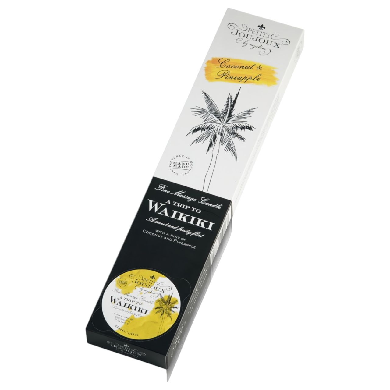 Petits Joujoux Waikiki masszázsgyertya - kókusz-ananász (5 × 43 ml)