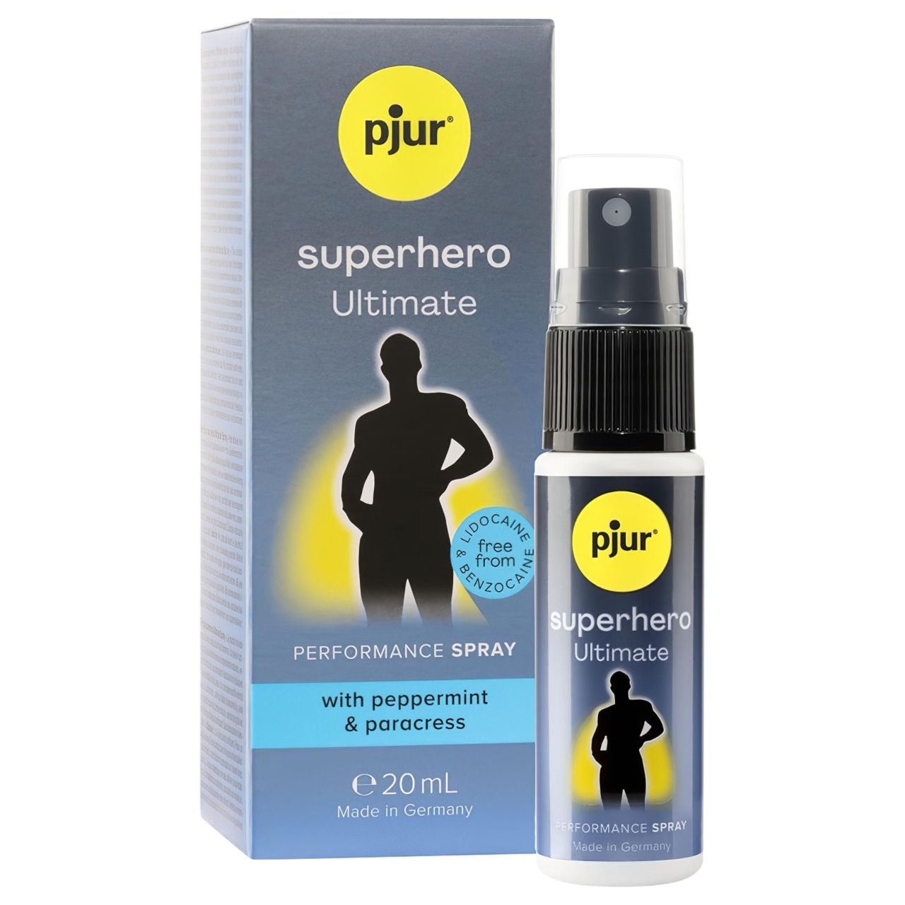 pjur Superhero Ultimata - magömlés késleltető spray férfiaknak (20 ml) pjur Superhero Ultimata - magömlés késleltető spray férfiaknak (20 ml)