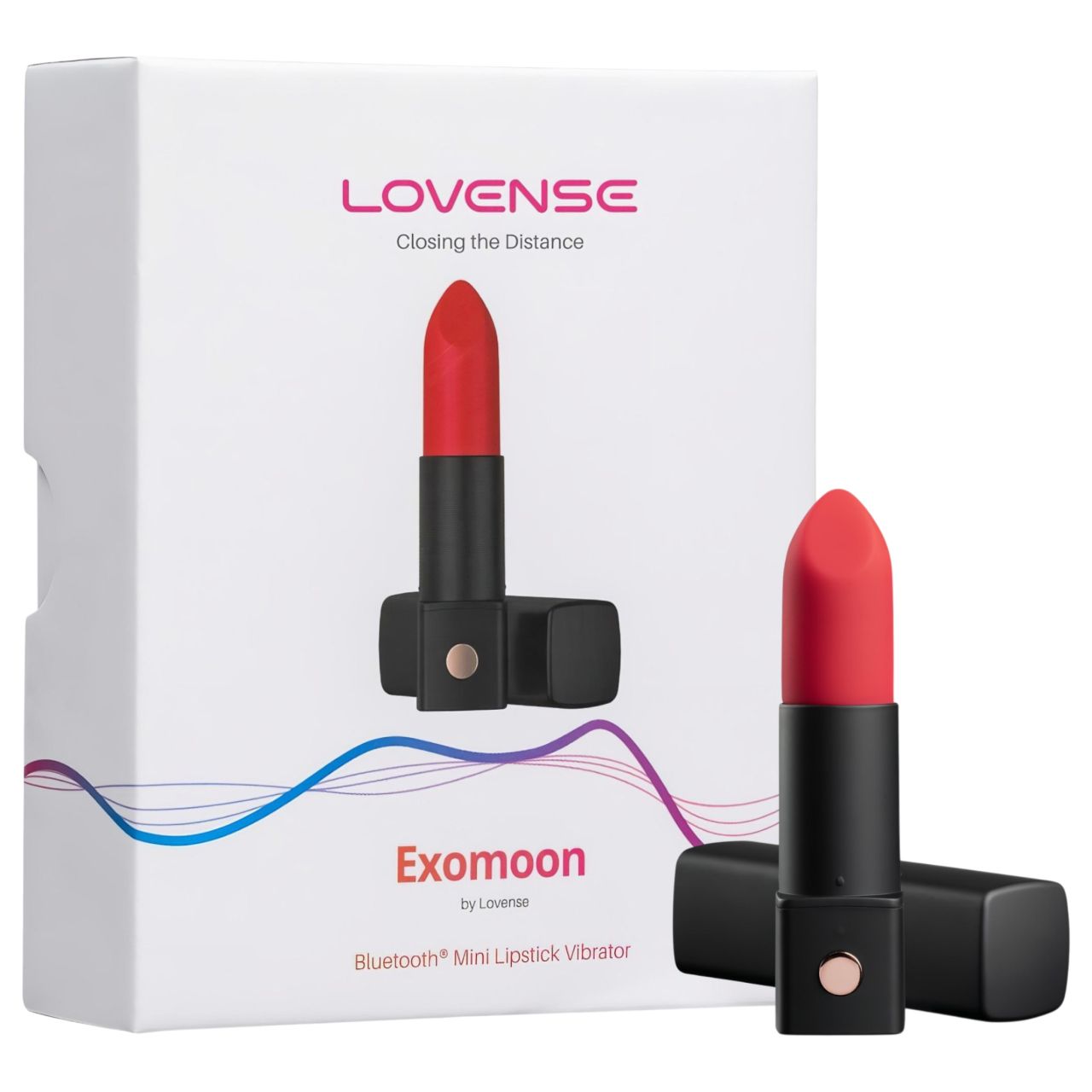 Lovense Exomoon - rúzs formájú mini vibrátor (fekete) Lovense Exomoon - rúzs formájú mini vibrátor (fekete)