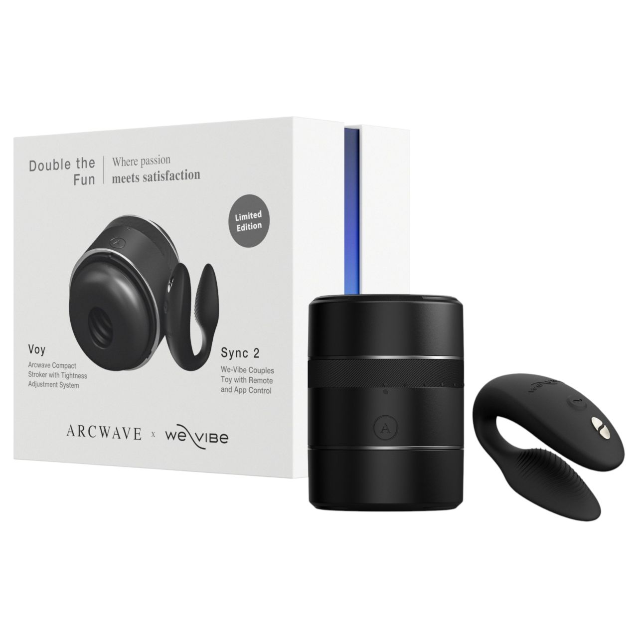Arcwave Voy és We-Vibe Sync 2 - Double the Fun szett (fekete) Arcwave Voy és We-Vibe Sync 2 - Double the Fun szett (fekete)