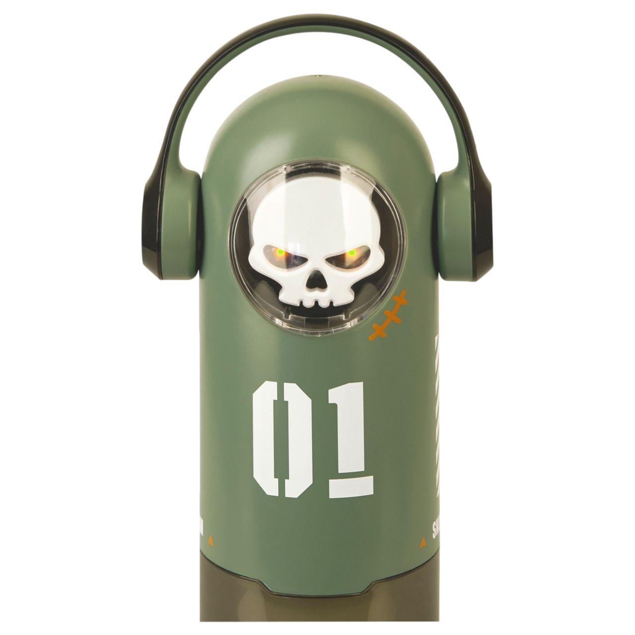 Rebel Skull - lökő és vibráló maszturbátor (zöld) Rebel Skull - lökő és vibráló maszturbátor (zöld)