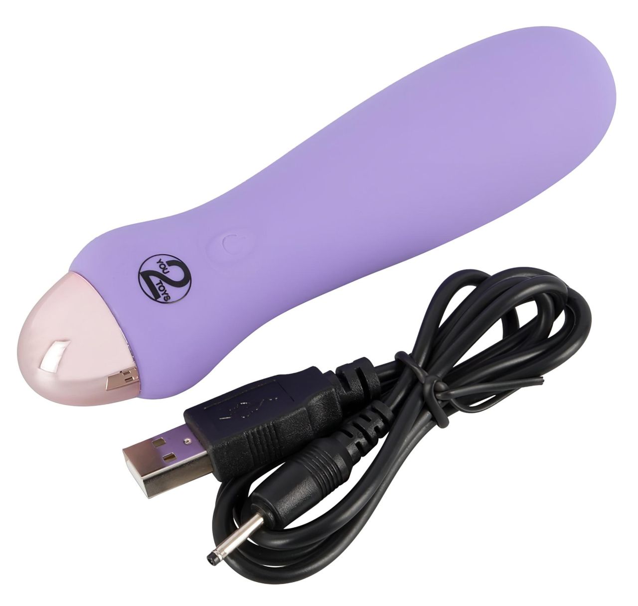 You2Toys - Cuties Mini Purple - akkus, szilikon rúdvibrátor (lila)