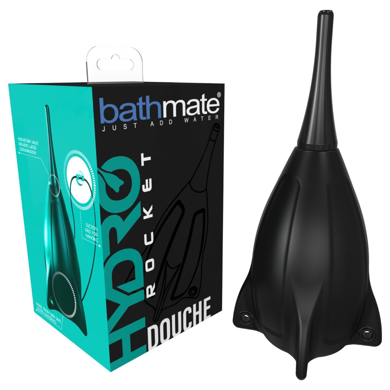 Bathmate Hydro Rocket - análzuhany, intim higiéniai eszköz (fekete) Bathmate Hydro Rocket - análzuhany, intim higiéniai eszköz (fekete)