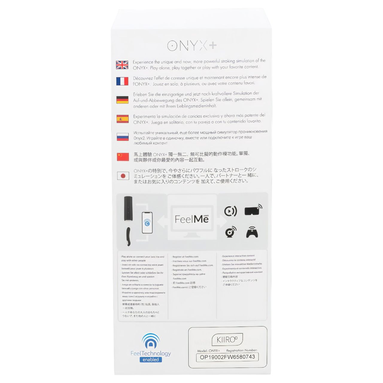 Kiiroo Onyx+ - interaktív maszturbátor férfiaknak (fekete) Kiiroo Onyx+ - interaktív maszturbátor férfiaknak (fekete)