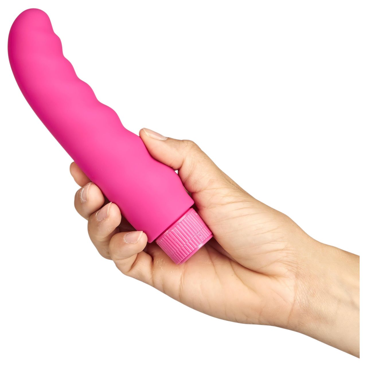 Baseks - hullámos vibrátor (rózsaszín) - 16 cm Baseks - hullámos vibrátor (rózsaszín) - 16 cm
