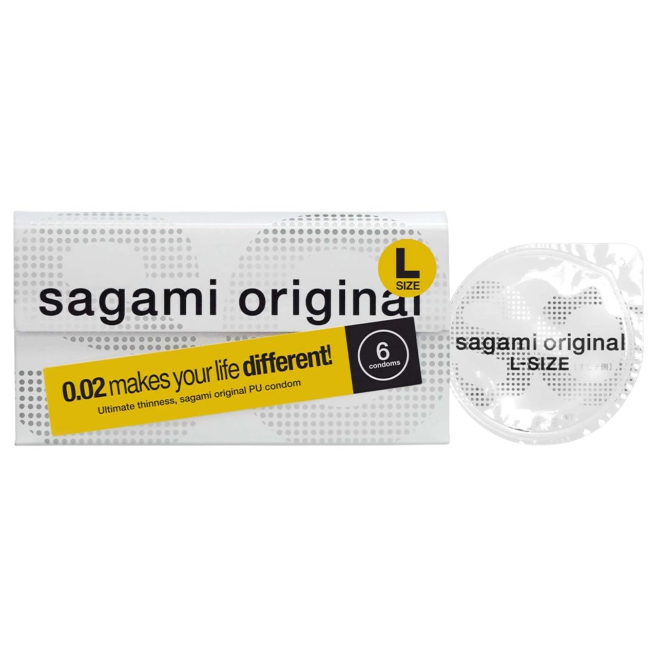 Sagami Original 0.02 L - óvszer - 58 mm (6 db) Sagami Original 0.02 L - óvszer - 58 mm (6 db)