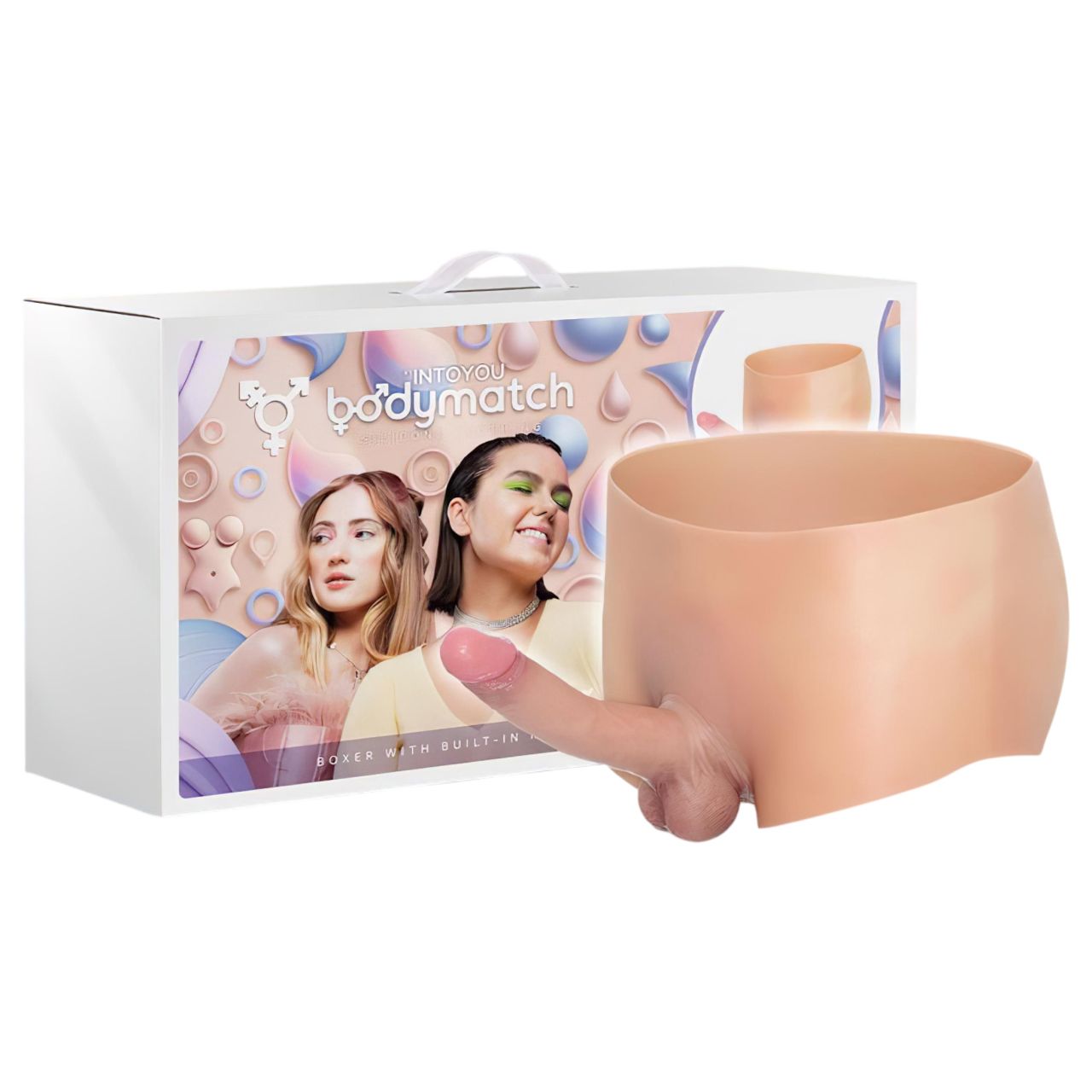 INTOYOU - felcsatolható élethű műpénisz, strap on dildó (testszínű) INTOYOU - felcsatolható élethű műpénisz, strap on dildó (testszínű)