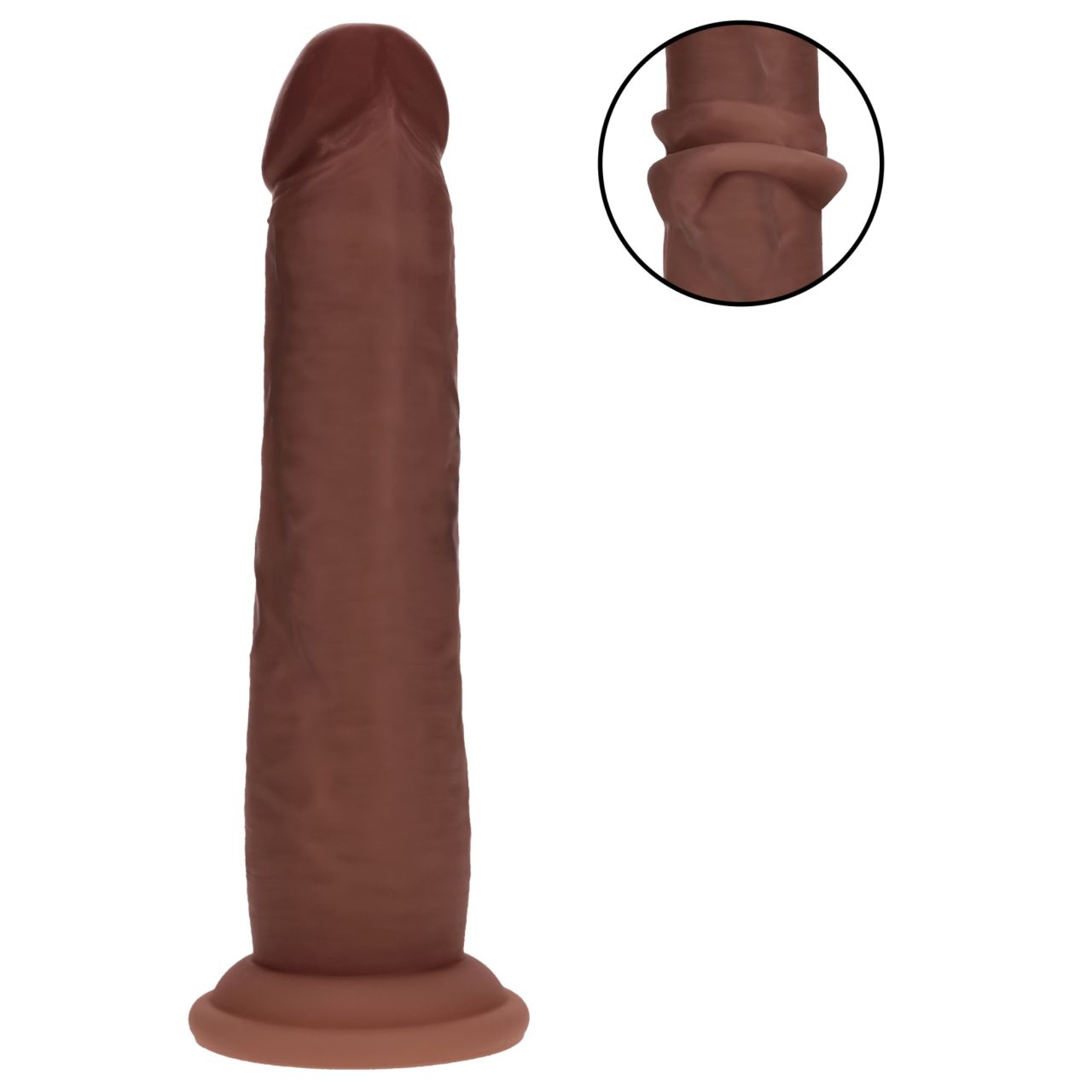 RealRock - dupla sűrűségű élethű dildó (barna, 18,5 cm) RealRock - dupla sűrűségű élethű dildó (barna, 18,5 cm)
