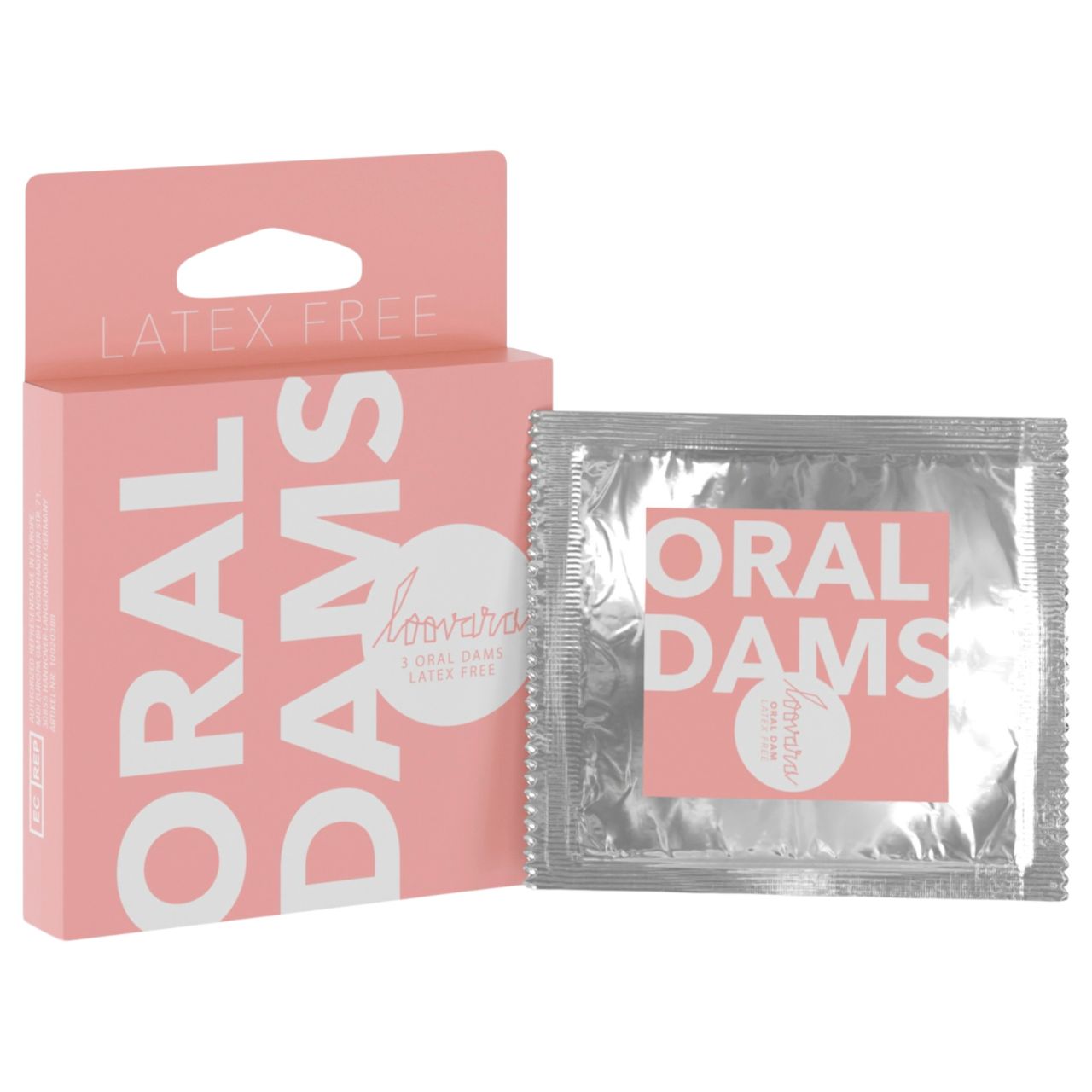 Loovara Oral Dams - latexmentes orál kendő (3db)
