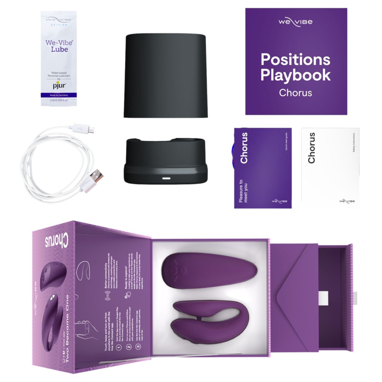 / We-Vibe Chorus - App-vezérelt párvibrátor (lila) / We-Vibe Chorus - App-vezérelt párvibrátor (lila)
