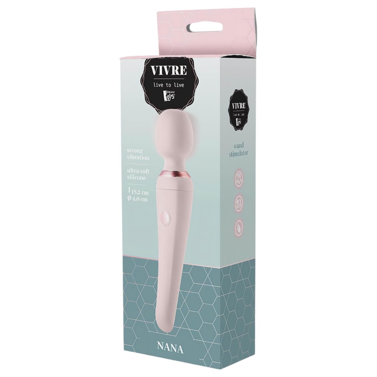 Vivre Nana - akkus masszírozó wand vibrátor (pink) Vivre Nana - akkus masszírozó wand vibrátor (pink)