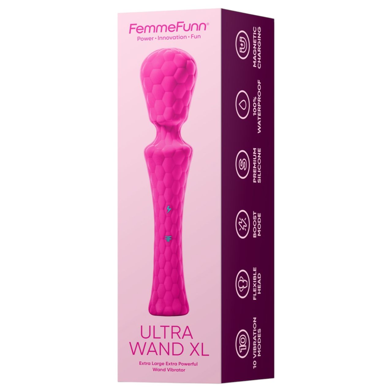 FemmeFunn Ultra Wand XL - prémium masszírozó vibrátor (pink) FemmeFunn Ultra Wand XL - prémium masszírozó vibrátor (pink)