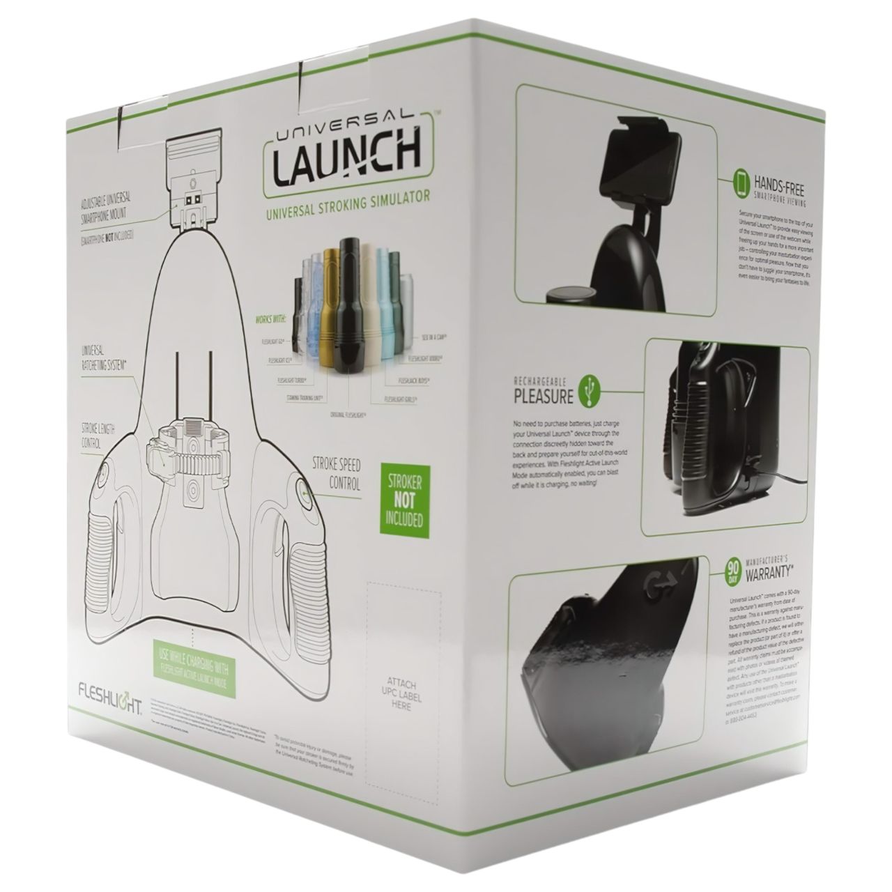 Fleshlight Universal Launch - automata maszturbátor adapter (fekete) Fleshlight Universal Launch - automata maszturbátor adapter (fekete)