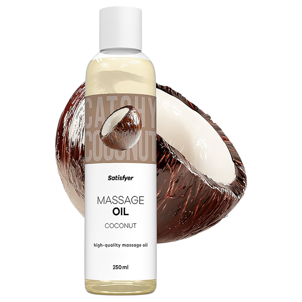 Satisfyer - erotikus masszázsolaj kókusz illattal (250 ml) Satisfyer - erotikus masszázsolaj kókusz illattal (250 ml)