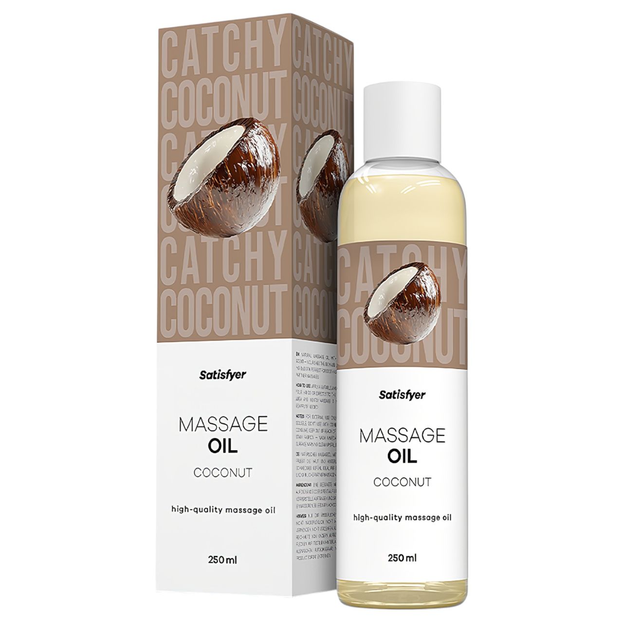Satisfyer - erotikus masszázsolaj kókusz illattal (250 ml) Satisfyer - erotikus masszázsolaj kókusz illattal (250 ml)