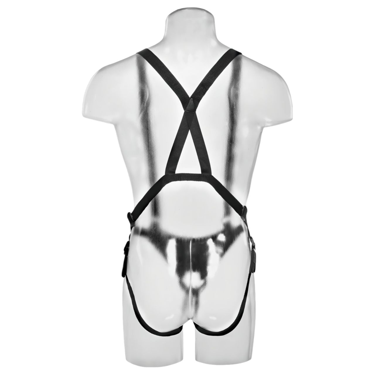 King Cock Strap-on 11 - üreges felcsatolható dildó hámmal (28 cm)