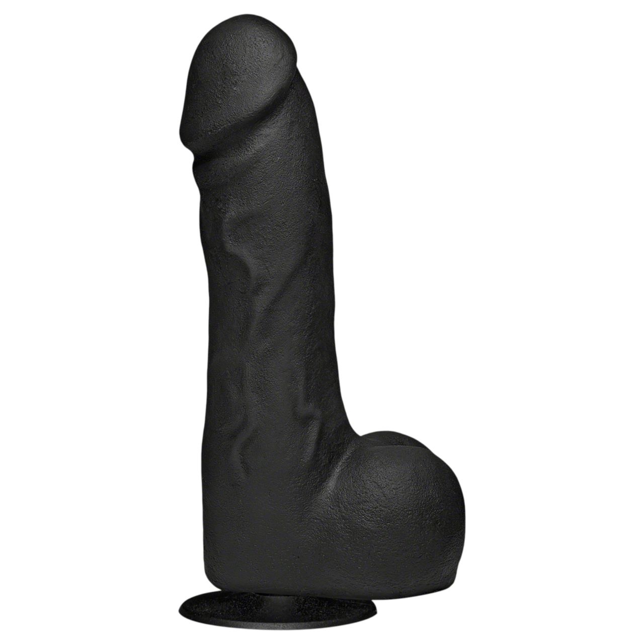 Doc Johnson The Perfect Cock - fekete élethű dildó (19 cm) Doc Johnson The Perfect Cock - fekete élethű dildó (19 cm)