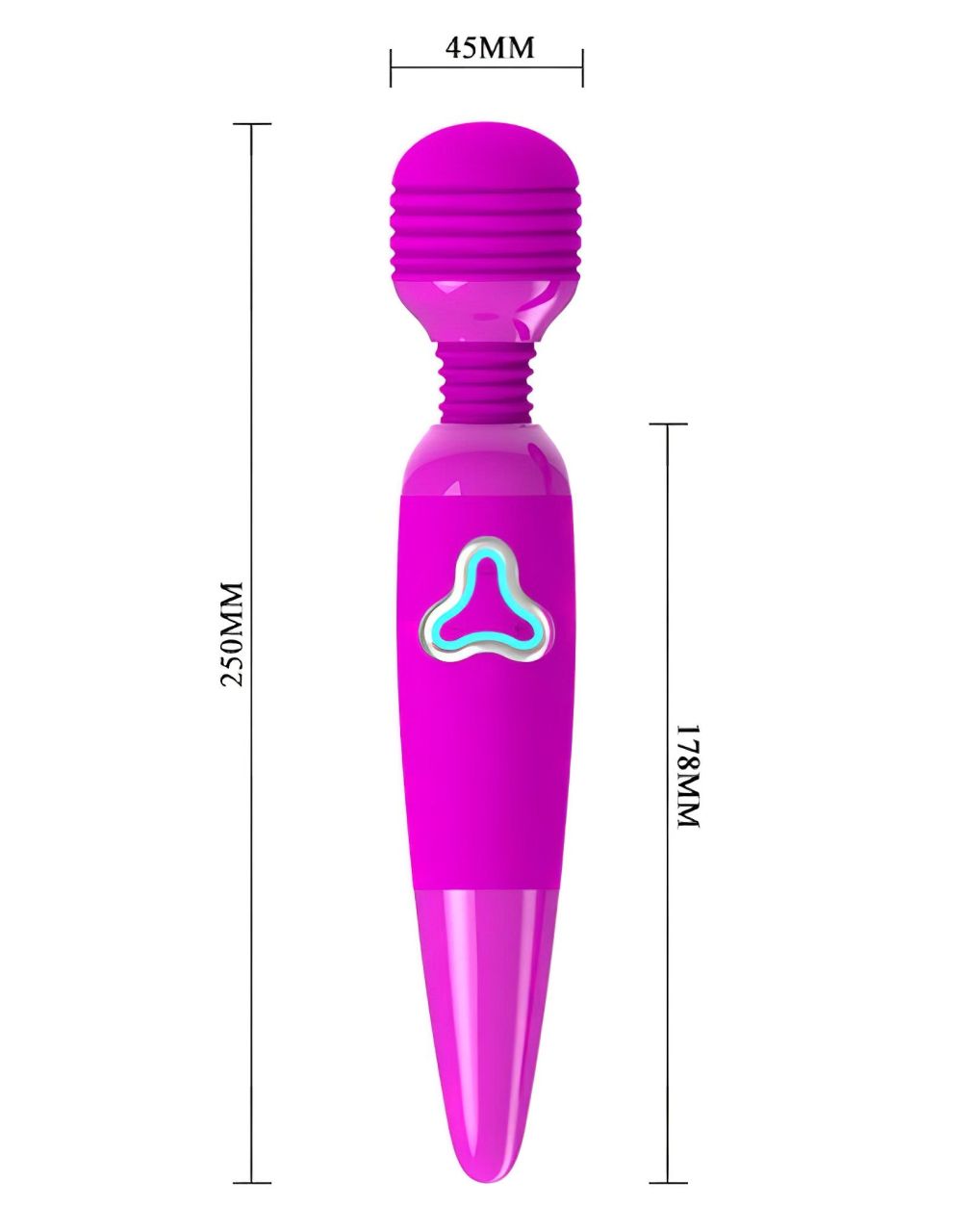 Pretty Love Wand - akkus, masszírozó vibrátor (lila) Pretty Love Wand - akkus, masszírozó vibrátor (lila)
