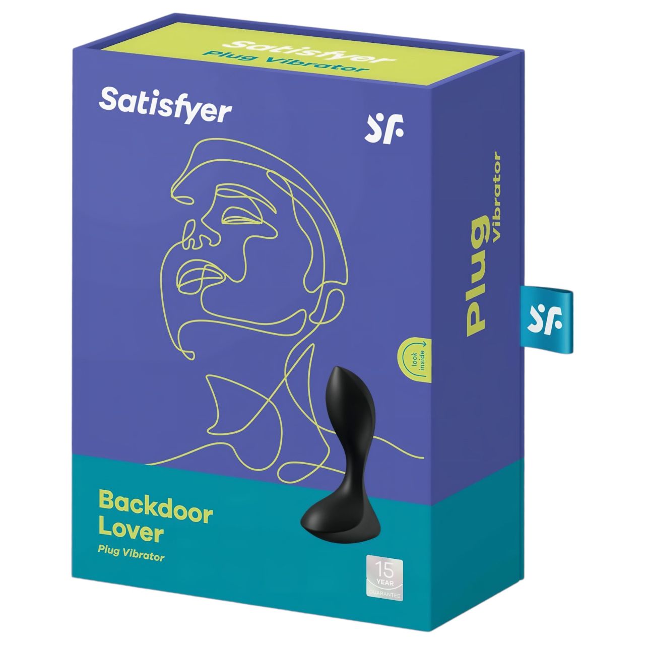 Satisfyer Backdoor Lover - akkus, vízálló anál vibrátor (fekete) Satisfyer Backdoor Lover - akkus, vízálló anál vibrátor (fekete)