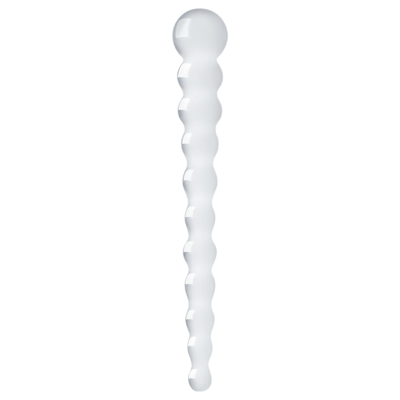Gildo Glass No. 20 - gyöngyös üveg dildó (átlátszó) Gildo Glass No. 20 - gyöngyös üveg dildó (átlátszó)