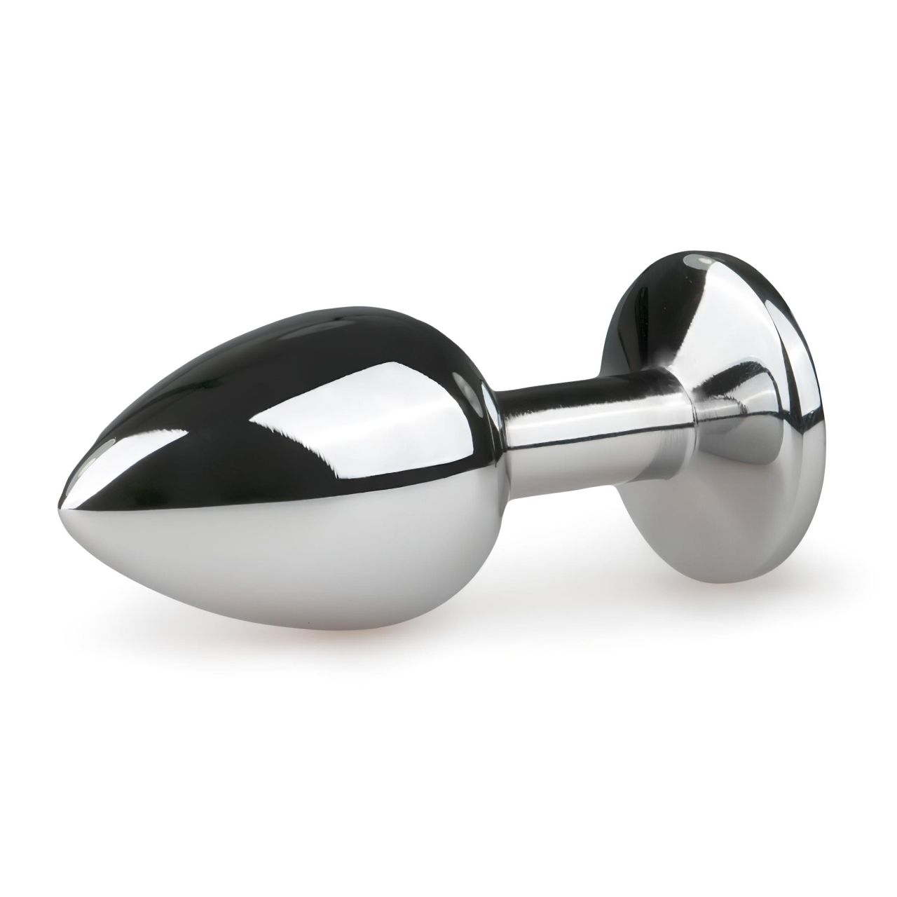 EasyToys - fém anál plug (ezüst-fehér) EasyToys - fém anál plug (ezüst-fehér)