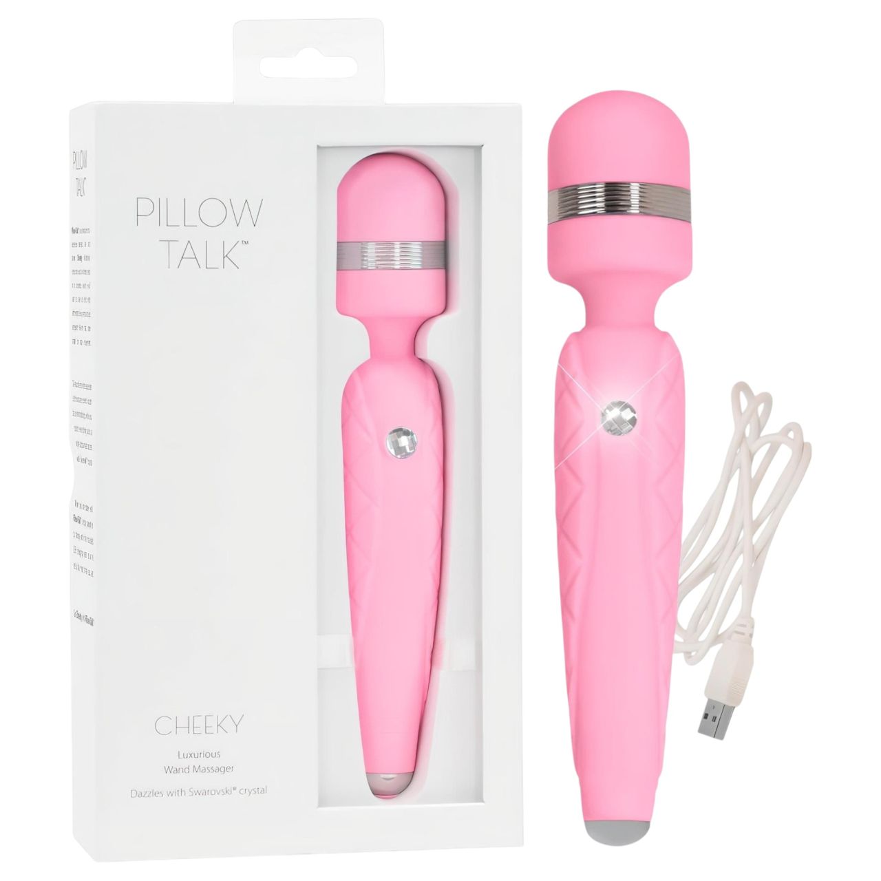 Pillow Talk Cheeky Wand - akkus masszírozó vibrátor (pink) Pillow Talk Cheeky Wand - akkus masszírozó vibrátor (pink)