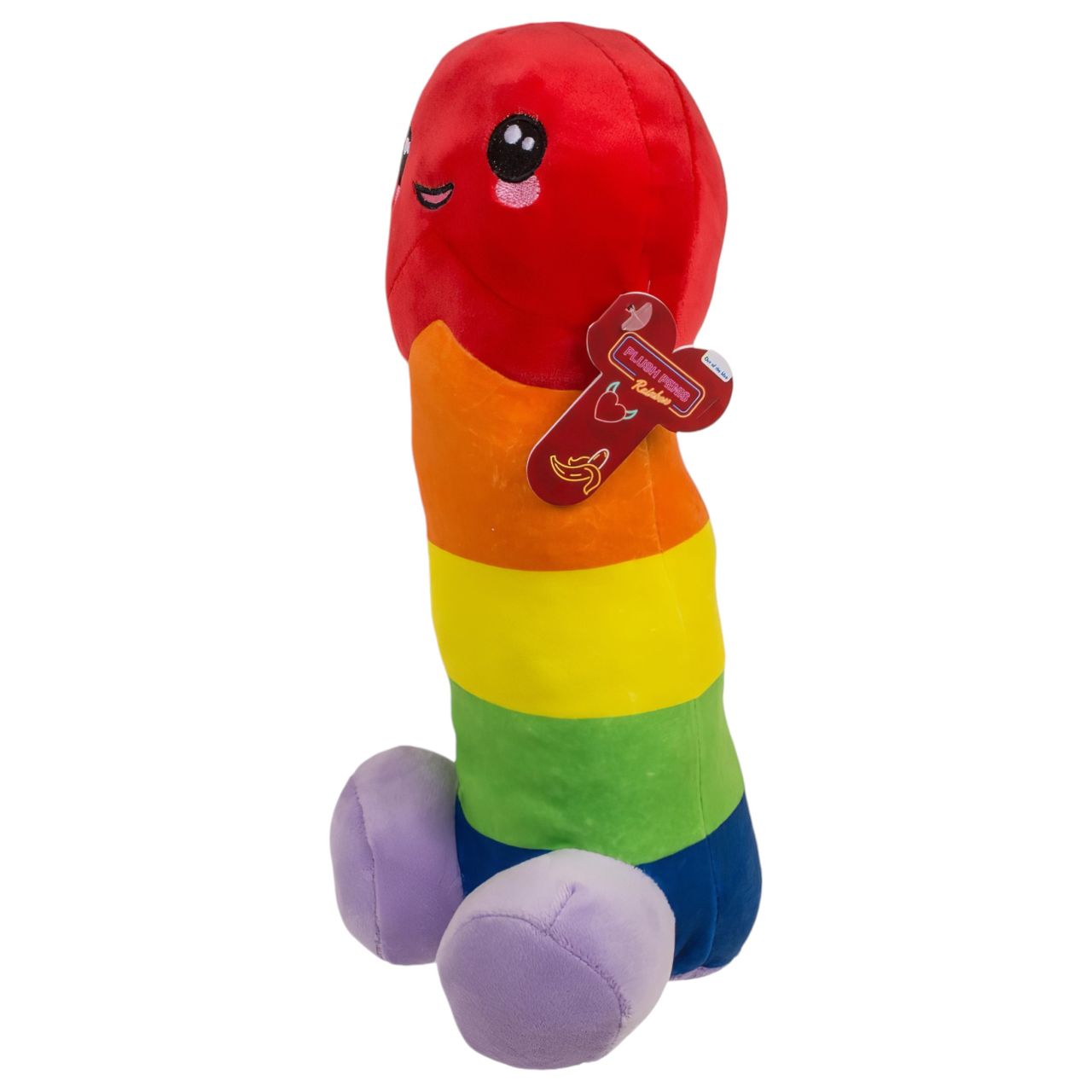 Plüss pénisz figura, tréfás ajándék (szivárvány, 30 cm) Plüss pénisz figura, tréfás ajándék (szivárvány, 30 cm)