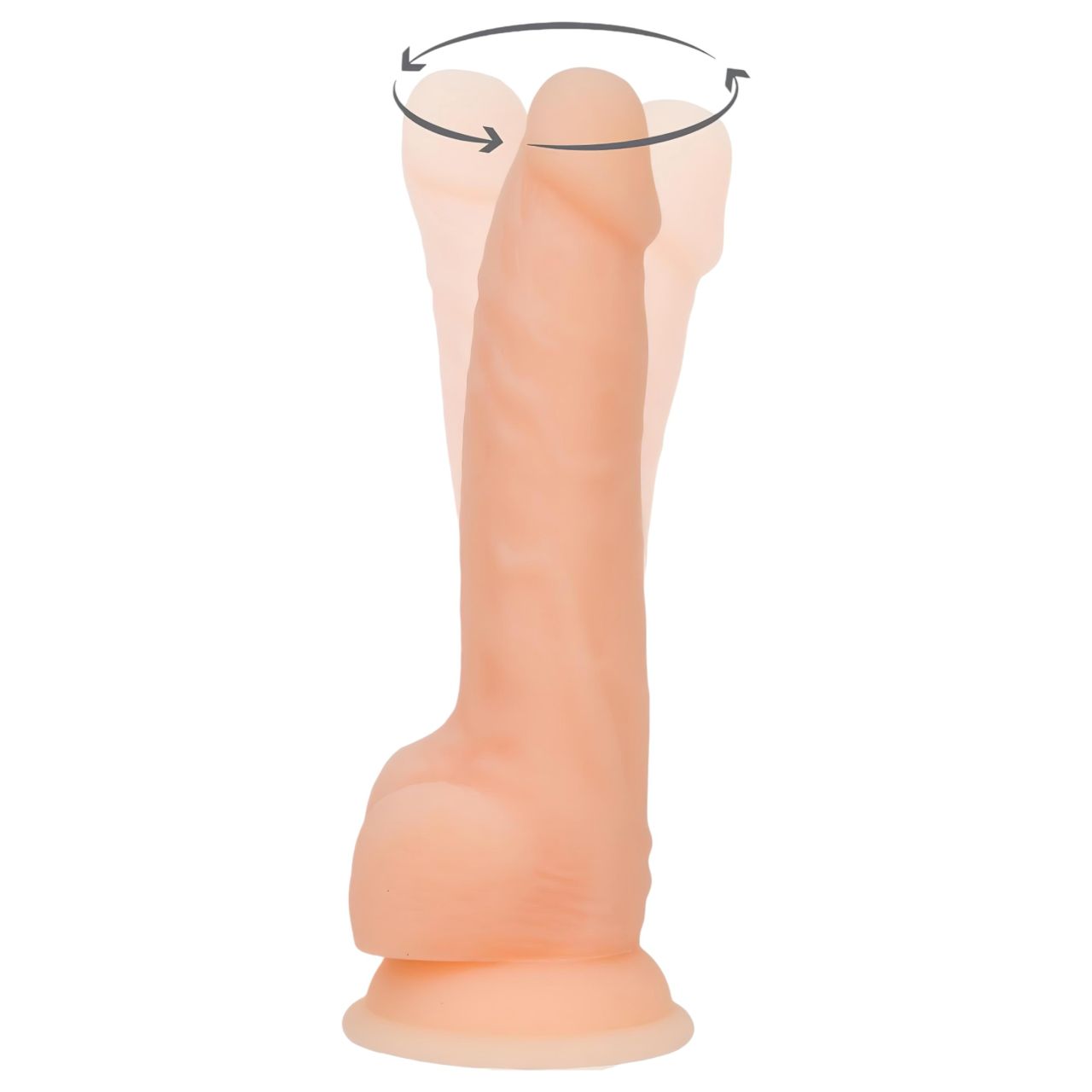 Naked Addiction Rotating 8 - forgó vibrátor (20 cm, testszínű) Naked Addiction Rotating 8 - forgó vibrátor (20 cm, testszínű)